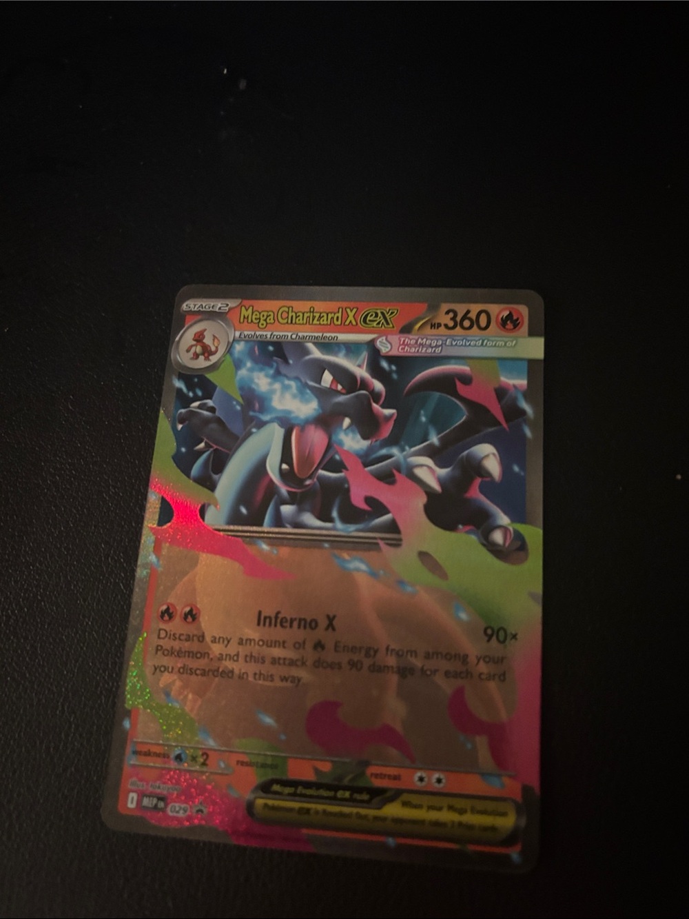 Mega Charizard X EX Holo Pokémon Card - Multicolor NEAR MINT